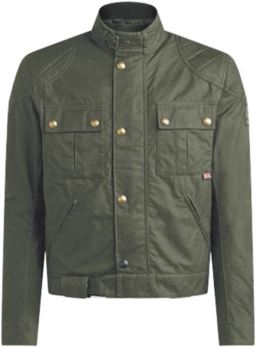 Belstaff Jacke Brooklands 2.0 Waxed Cotton - olive