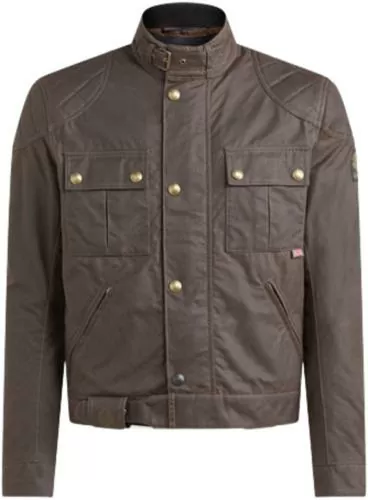 Belstaff Brooklands 2.0 Waxed Cotton Jacket - brown