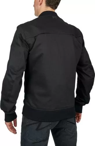 Pando Moto Jacket Ventura AA Denim Bomber - black