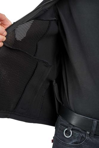 Pando Moto Jacke Stealth AAA - schwarz