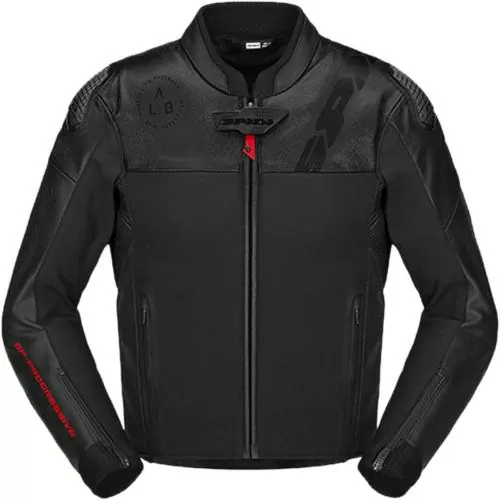SPIDI Leather Jacket DP Progressive Hybrid Perforated - black