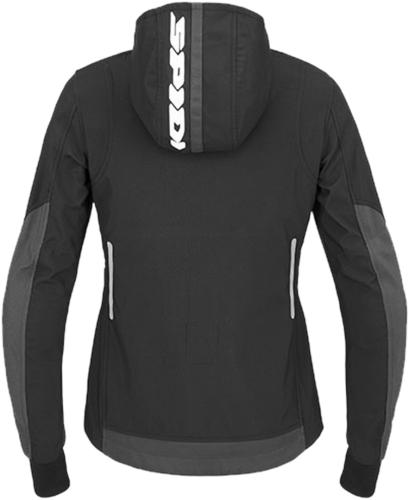 SPIDI Jacke Hoodie Armor Light Damen - schwarz