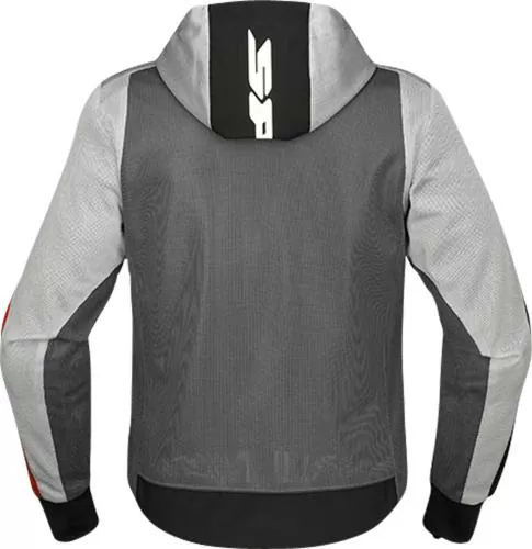 SPIDI Jacket Hoodie Net - grey-black-red