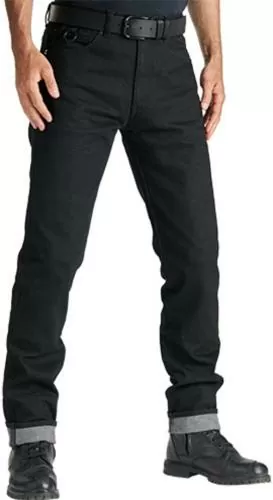 Pando Moto Jeans Steel Arm 01 - schwarz
