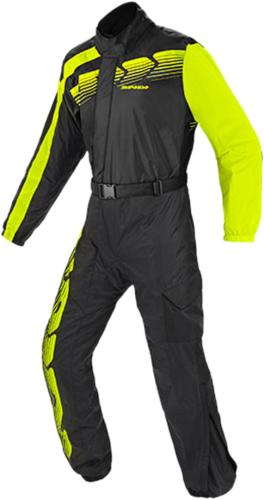 SPIDI Regenkombi Touring - schwarz-gelb fluo