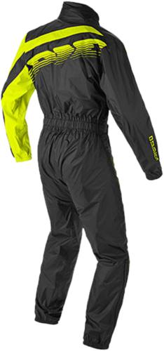 SPIDI Regenkombi Touring - schwarz-gelb fluo