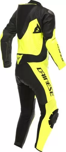 Dainese Leather suit perf. 1 pcs. Demon Sprint - black-yellow