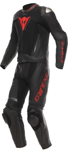 Dainese Lederkombi 2-tlg. Demon Sprint - schwarz-rot