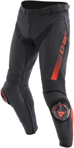 Dainese Lederhose Super Speed - schwarz-fluo rot