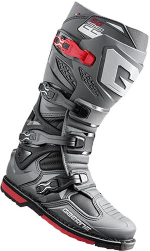 Gaerne Offroadstiefel SG22 - dunkelgrau-schwarz-rot