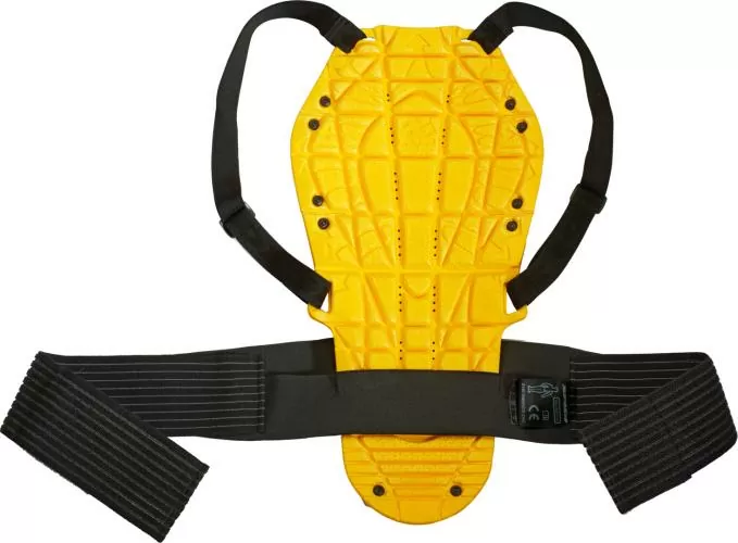 SPIDI Back protector Back Warrior Evo - black-yellow