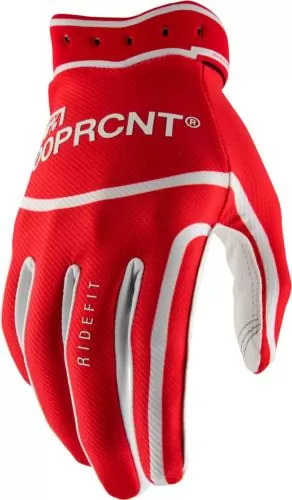100percent Ridefit Gloves - red