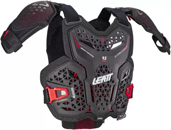 Leatt Chest Protector 4.5 Hybrid Pro Jr V26 - schwarz