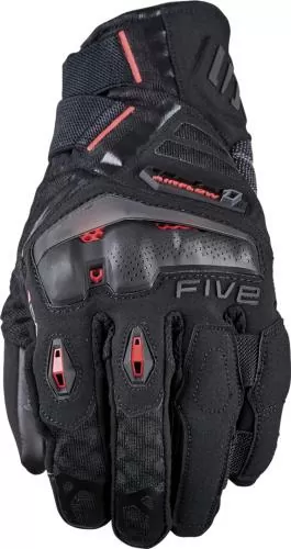 Five Gloves Handschuh TFX1 Airflow kurz XS - schwarz-rot