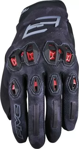 Five Gloves Handschuh Stunt Evo 2 - camo schwarz-rot