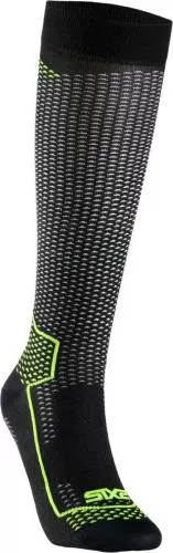 SIXS Kniesocken LONG V3 Unisex - schwarz-carbon