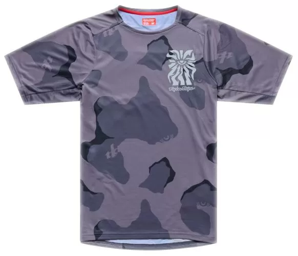 Troy Lee Designs Skyline Pro Short Sleeve Jersey - Flow Camo gray