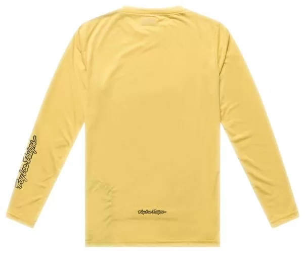 Troy Lee Designs Womens Lilium Pro Long Sleeve Jersey - Mono yellow