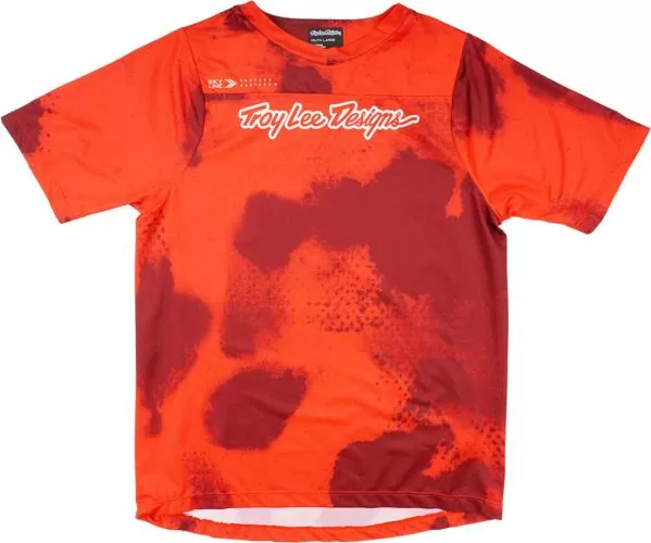 Troy Lee Designs Youth Skyline SS Jersey - Flared rot