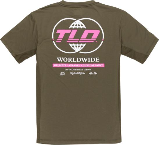Troy Lee Designs Skyline Long Sleeve Ride Tee - Worldwide brown