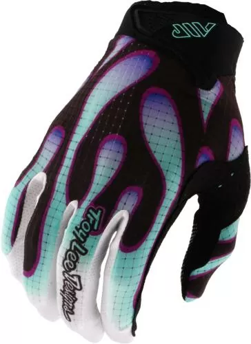 Troy Lee Designs Air Glove - Overspray black-turquoise