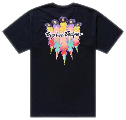 Troy Lee Designs Short Sleeve Tee - Feather black