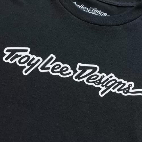 Troy Lee Designs Long Sleeve Tee - Signature black