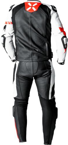 iXS Ace 1.0 Leather Suit Second - black-white-red
