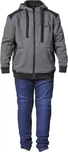 gms Hoodie Grizzly Junior - schwarz-anthrazit