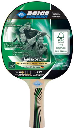 Tischtennisschläger Holz Legends 400 FSC