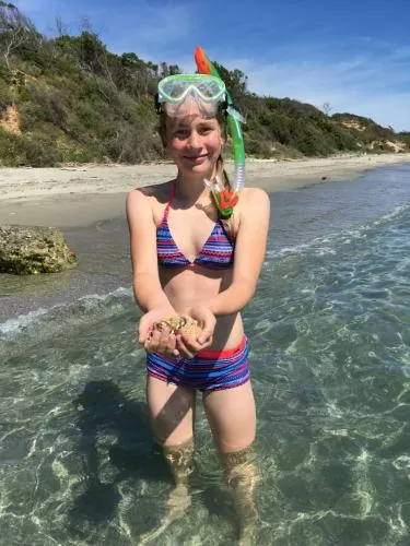 Snorkel Set BERMUDA (3 pieces, in mesh bag) - Kids