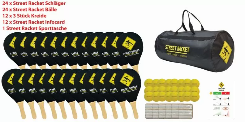 Street Racket Schul-Set (24 Schläger)