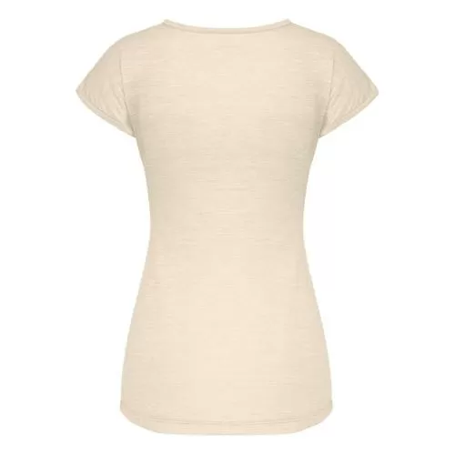 Salewa Puez Melange Dry W S/S Tee - oatmeal melange