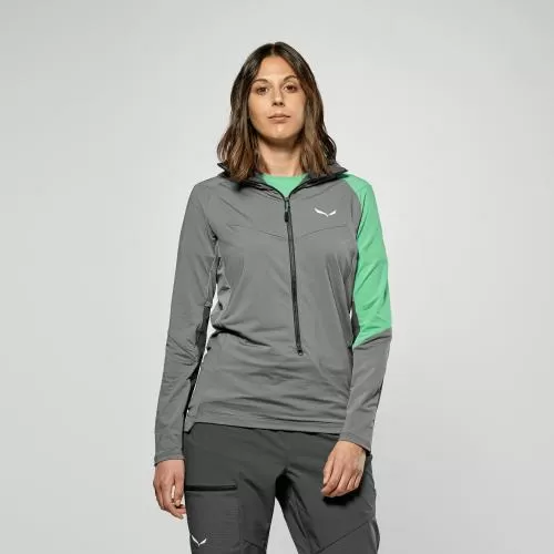 Salewa Nxt Hyb 1/2 Zip Tee W - quiet shade