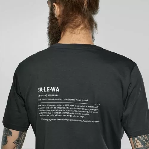 Salewa Eagle Vocab T-Shirt M - black out