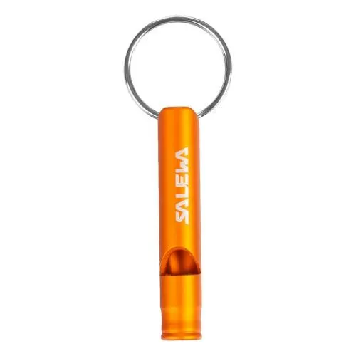 Salewa Aluminium Whistle Small - green-black-orange-grey-blu