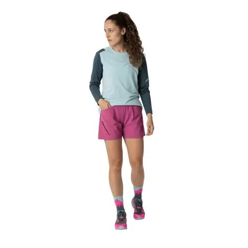 Dynafit Transalper Langarmshirt Damen - cloud blue