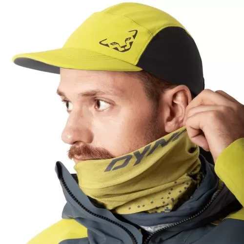 Dynafit Graphic Neck Gaiter - golden lime/gradient