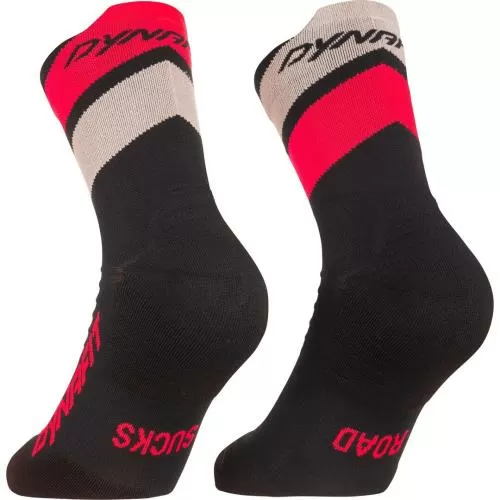 Dynafit Ultra Mid Socken - black out ultra coral