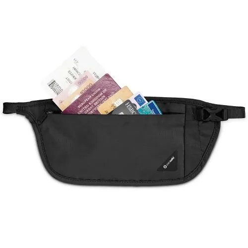 Pacsafe Coversafe V100 Waist Wallet - Black