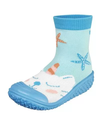 Playshoes Aqua-Socke Einhornmeerkatze - mint