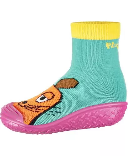 Playshoes Aqua-Socke DIE MAUS Freunde - pink/grün