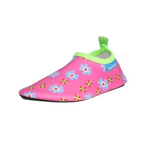 Playshoes Barfuß-Schuh Blumen - pink