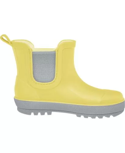 Playshoes Regenstiefel Halbschaft uni - gelb