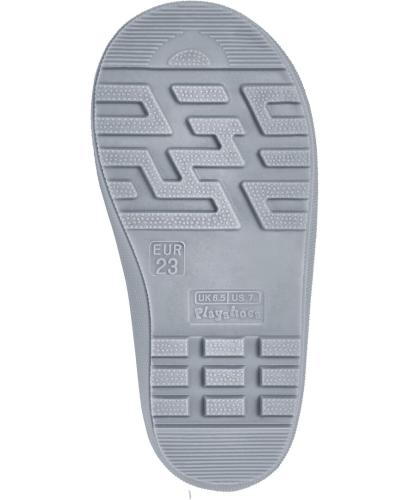Playshoes Regenstiefel Halbschaft uni - gelb
