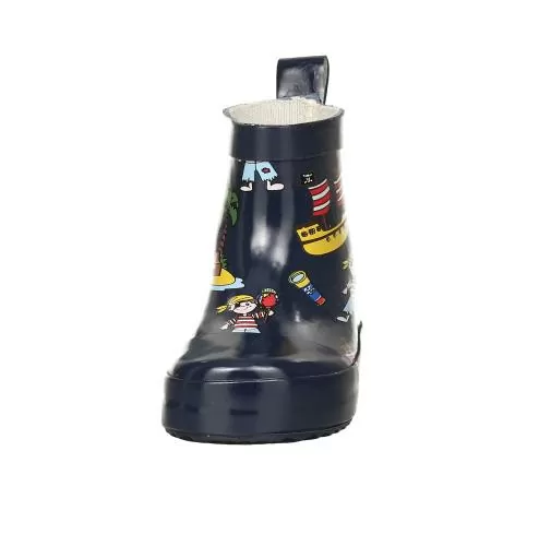 Playshoes Gummistiefel Halbschaft Pirateninsel - marine