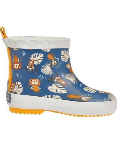 Playshoes Gummistiefel Halbschaft Dschungel - petrol