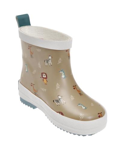 Playshoes Rubber Boots Low Wild Animals - brown