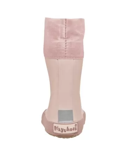 Playshoes Barfuß-Gummistiefel uni - rosa