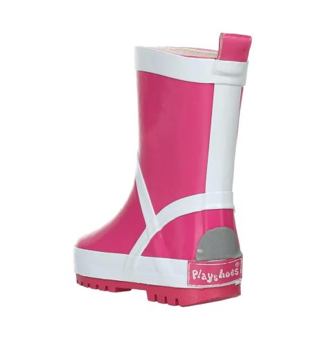 Playshoes Gummistiefel uni - pink